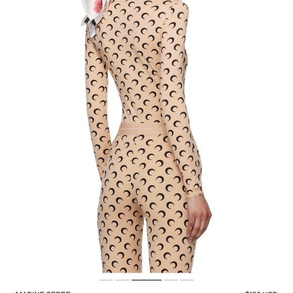 Tan all over moon print top - Picture 6 of 11